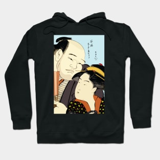 Ukiyo-e Two Lovers Hoodie